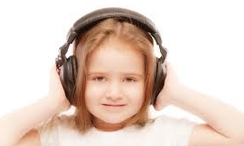 girl headphones
